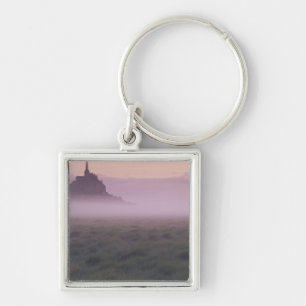 Porte-clés FRANCE, Normandie Mont St. Michel. Brume matinale