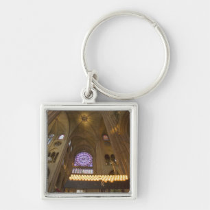 Porte-clés France, Paris. Intérieur de la cathédrale Notre-Da