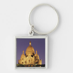 Porte-clés France, Paris, Sacré-Coeur au crépuscule.