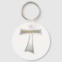 Franciscan Tau Cross Peace and Good Silver & Gold
