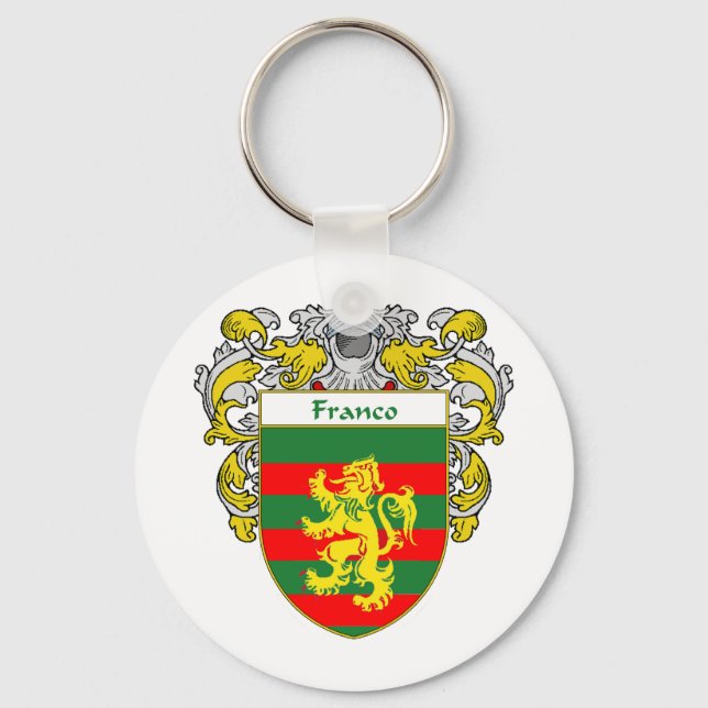 Porte-clés Franco Coat of Arms (Mantled) (Recto)