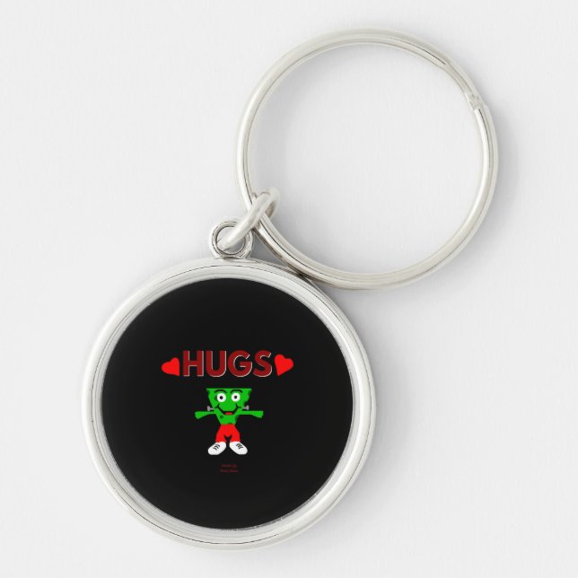 Porte-clés FrankenCheese Hugs Premium Porte - clé rond (Devant)