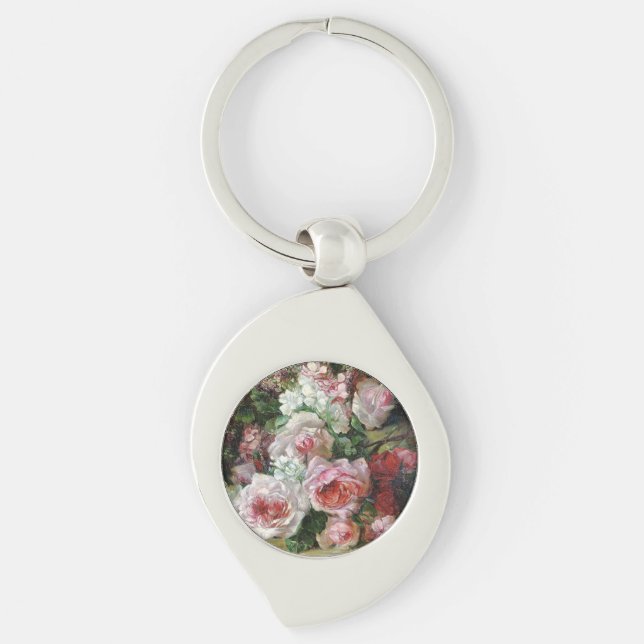 Porte-clés Frans Verhas Bouquet Vintage Rose (Devant)