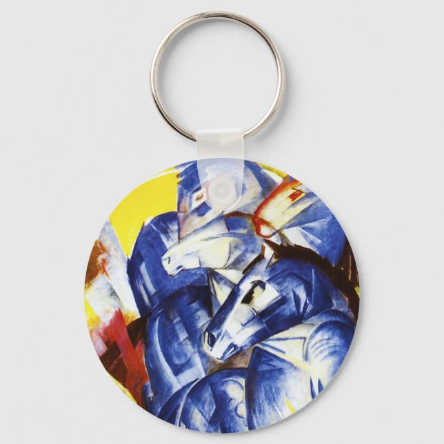 Porte-clés Franz Marc La Tour des Chevaux Bleus Porte - clé (Recto)