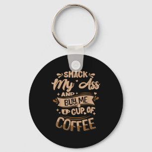 Porte-clés Frappe-moi et achète-moi un café
