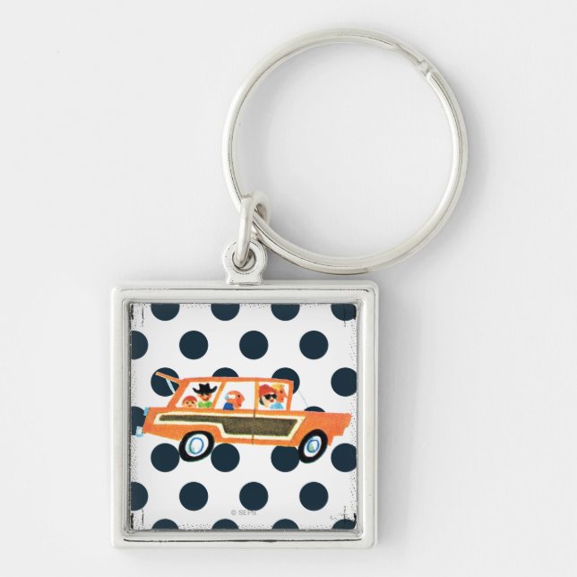 Porte-clés Frapper la route ouverte 4 (Devant)