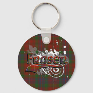 Porte-clés Fraser Tartan Grunge