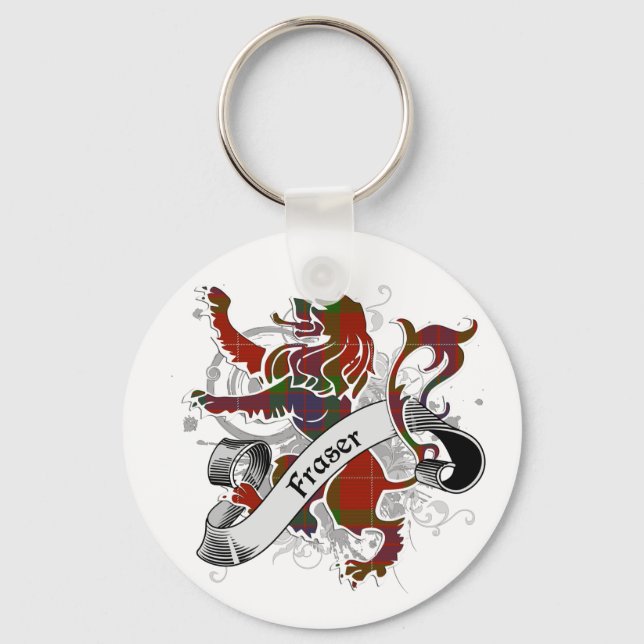 Porte-clés Fraser Tartan Lion (Recto)
