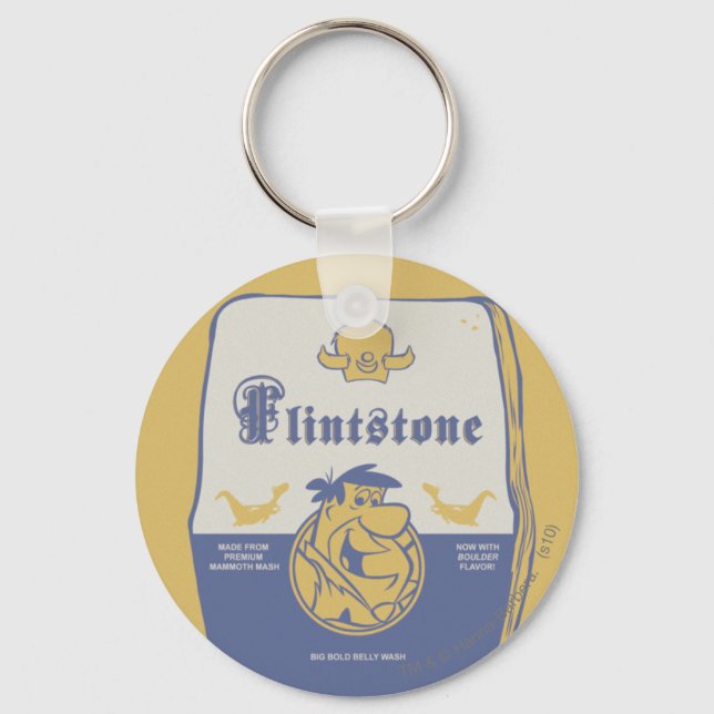 Porte-clés Fred Flintston Big Bold Belly Wash (Recto)