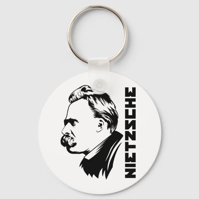 Porte-clés Frederich Nietzsche Portrait Porte - clé (Recto)