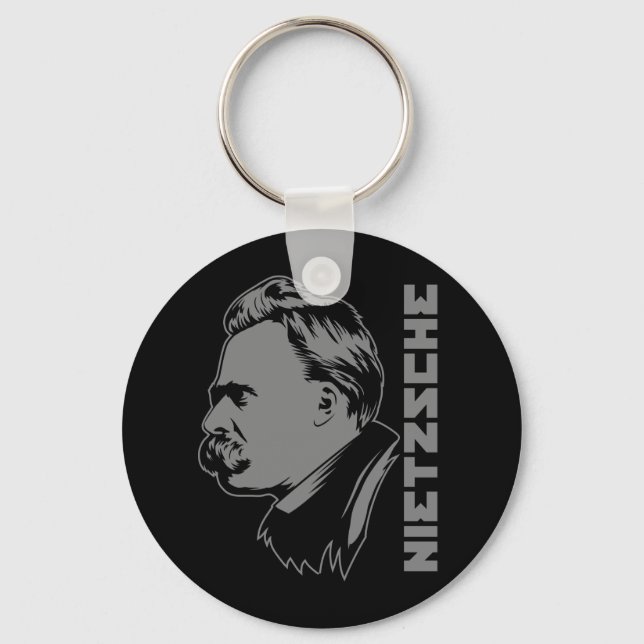 Porte-clés Frederich Nietzsche Portrait Porte - clé (Recto)