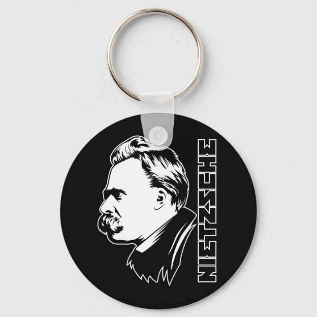 Porte-clés Frederich Nietzsche Portrait Porte - clé (Recto)