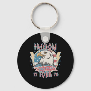 Porte-clés Freedom Tour Né Pour Être Gratuit 4 juillet 1776 E