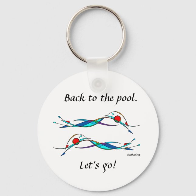 Porte-clés Freestyle Swimmers Keychain (Recto)