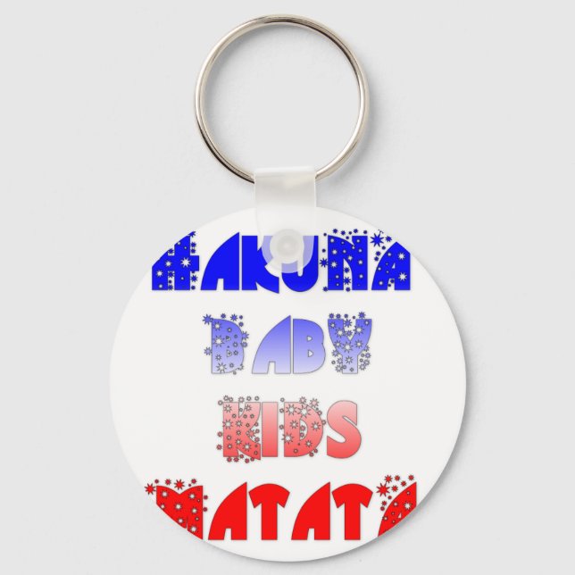 Porte-clés French Baby Kids Hakuna Matata.png (Recto)