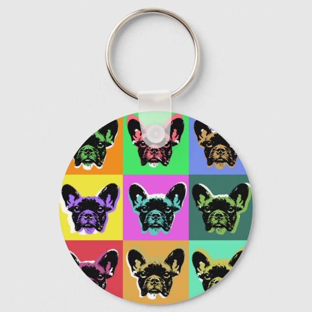 Porte-clés French bulldog (Recto)