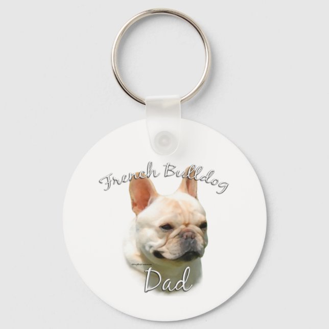 Porte-clés French Bulldog Dad 2 (Recto)