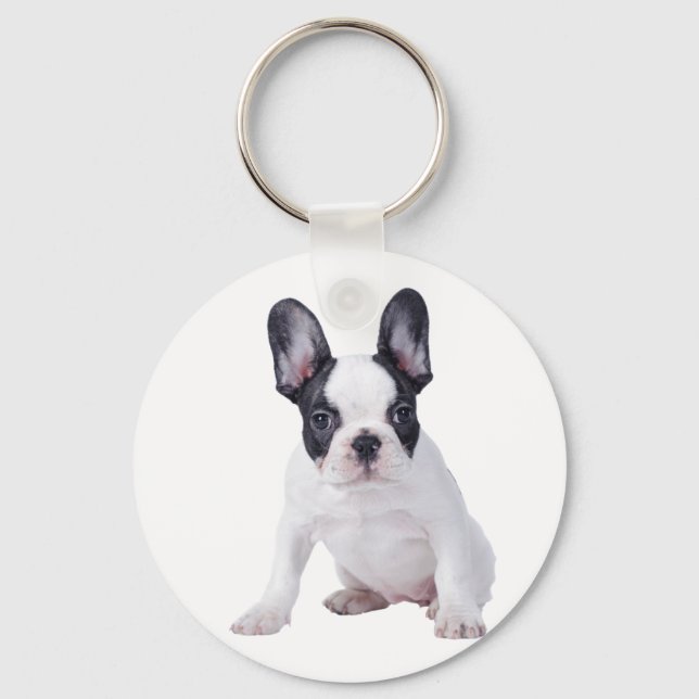 Porte-clés Frenchie - Chien français (Recto)