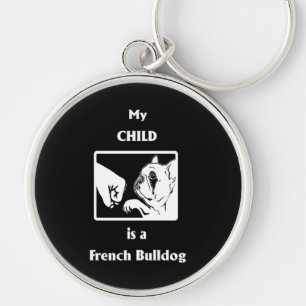 Porte-clés Frenchie Gift Mon Enfant Est Un Chien À Balles F