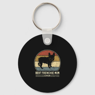 Porte-clés Frenchie Maman Jamais Rétro French Buldog Chien Ma
