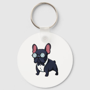 Porte-clés Frenchie The Gentlemen