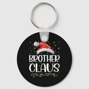 Porte-clés Frère Claus Jeu Lumières Pyjama de Noël Matchine