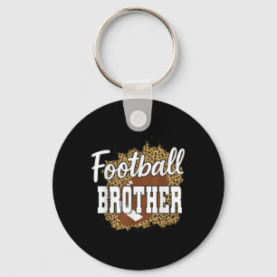 Porte-clés Frère de football Léopard Amour de football Pl