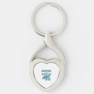 Porte-clés Frère de la chemise de tortue de mer de la fille d