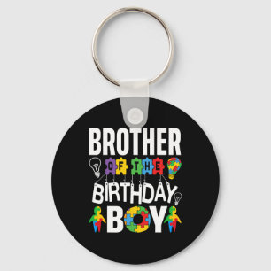 Porte-clés Frère De L'Autisme De L'Anniversaire