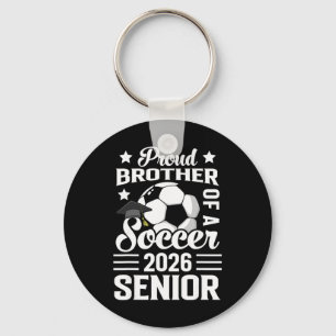 Porte-clés Frère fier d'un senior de soccer promotion 2026 