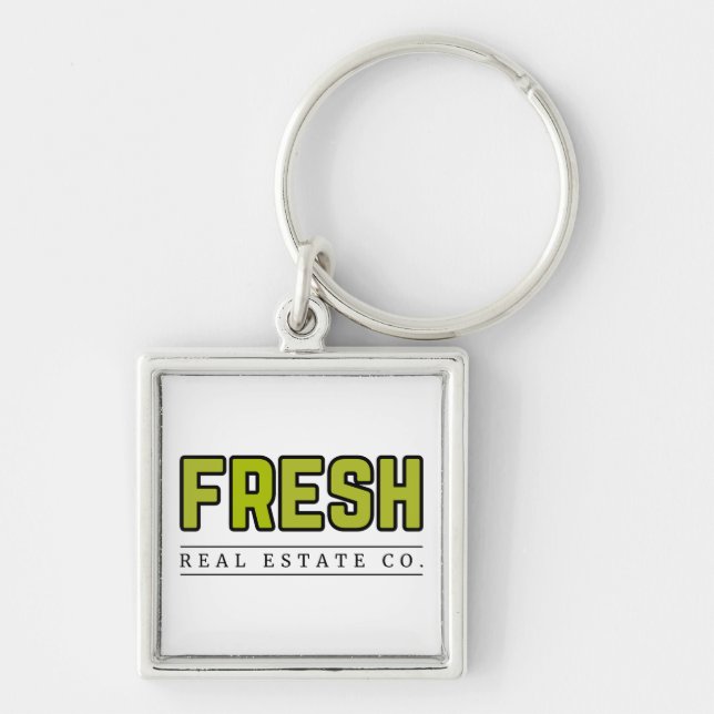 Porte-clés FRESH (Cadre argenté) (Devant)