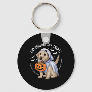 Porte-clés Friandises pour chiots labrador fantômes Halloween