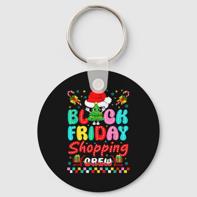 Porte-clés Friday Shopng Crew Christmas Lights Black Shopng F (Recto)