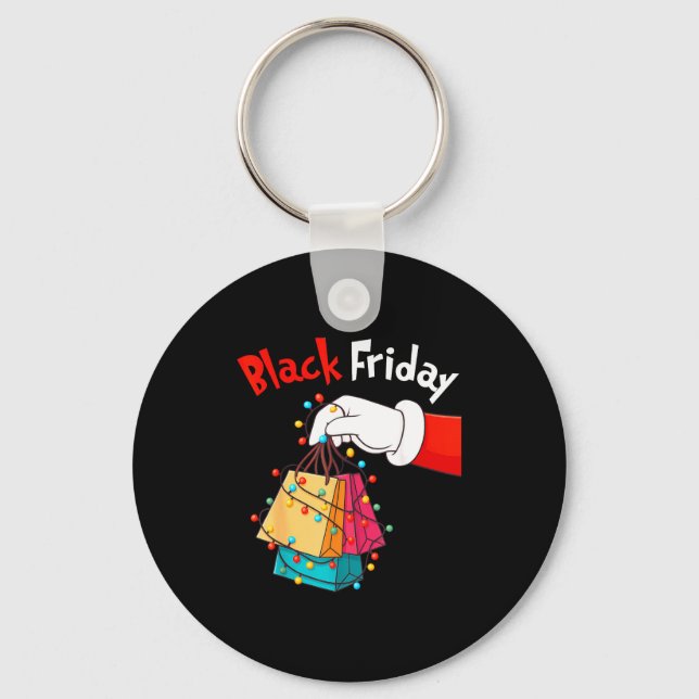 Porte-clés Friday Shopng Squad Christmas Black Shopng Family  (Recto)