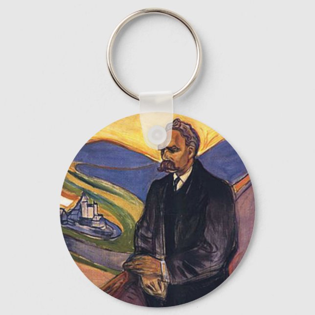 Porte-clés Friedrich Nietzsche Edvard Munch (Recto)