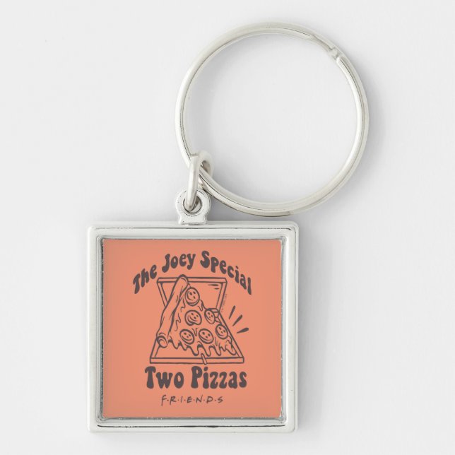 Porte-clés FRIENDS™ | Citation Pizza Joey (Devant)