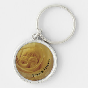 Porte-clés Friends Forever Yellow Rose Friendship Flower