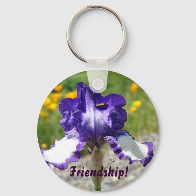 Porte-clés Friendship! keychain Friends key chain Irises (Recto)