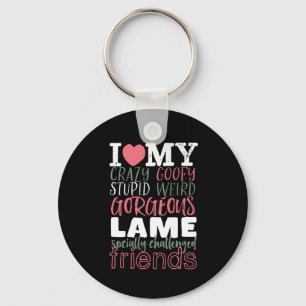 Porte-clés Friendship Quote Best Friends BFF