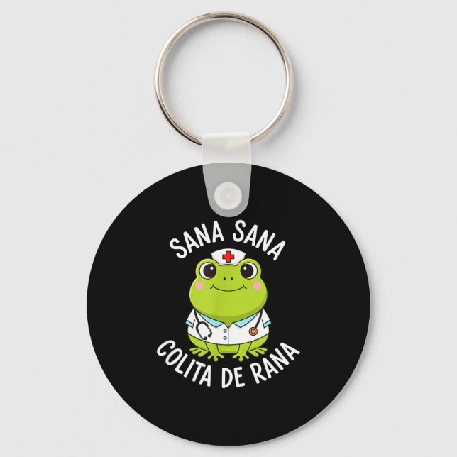 Porte-clés Frog Sana Sana Colita De Rana Frog Mexican Nurse L (Recto)