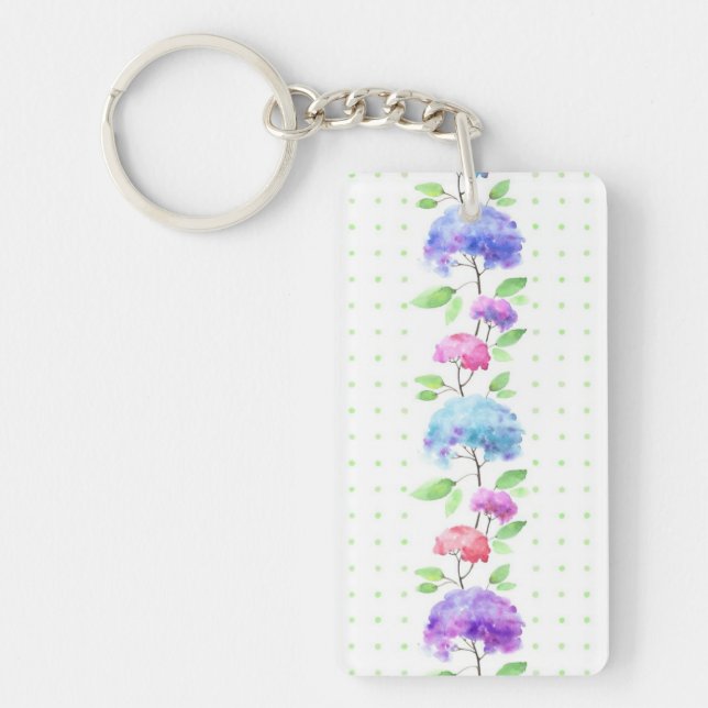 Porte-clés Frontière sans couture verticale de motif (Devant)