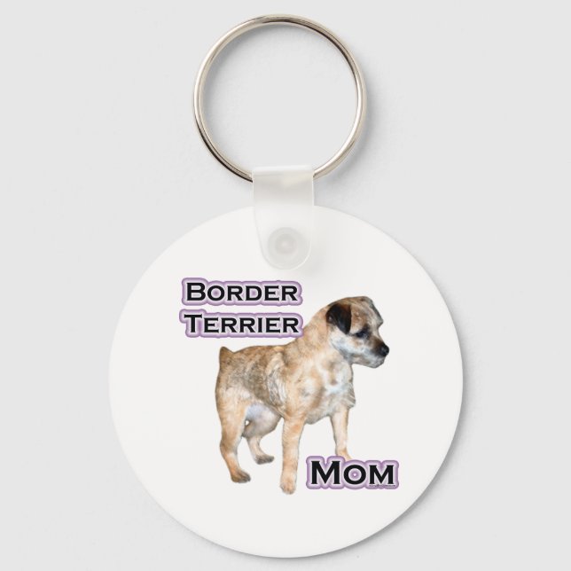 Porte-clés Frontière Terrier Maman 4 - Porte - clé (Recto)