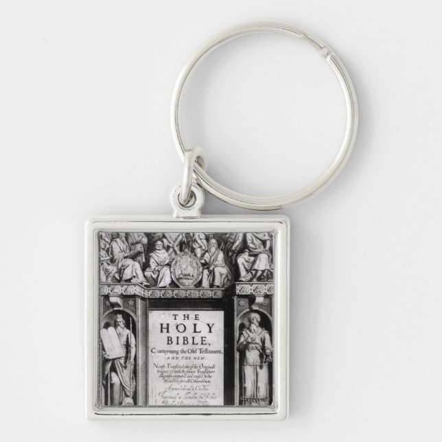 Porte-clés Frontispice 'au Bible saint (Devant)