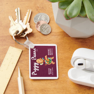 Porte-clés Fruit Crate vintage Art Étiquette avec poires à pi