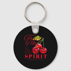 Porte-clés Fruit de l'Esprit Verset Biblique Religieux Chréti