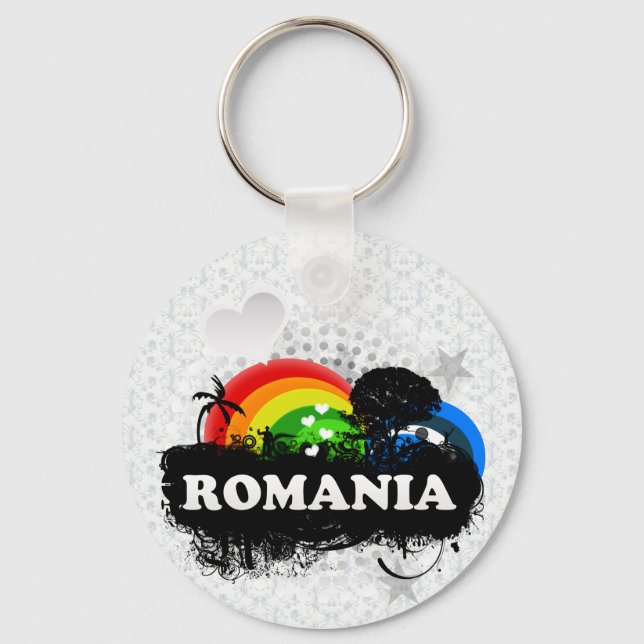 Porte-clés Fruit mignon Roumanie (Recto)