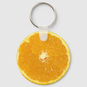 Porte-clés Fruit orange frais tranche
