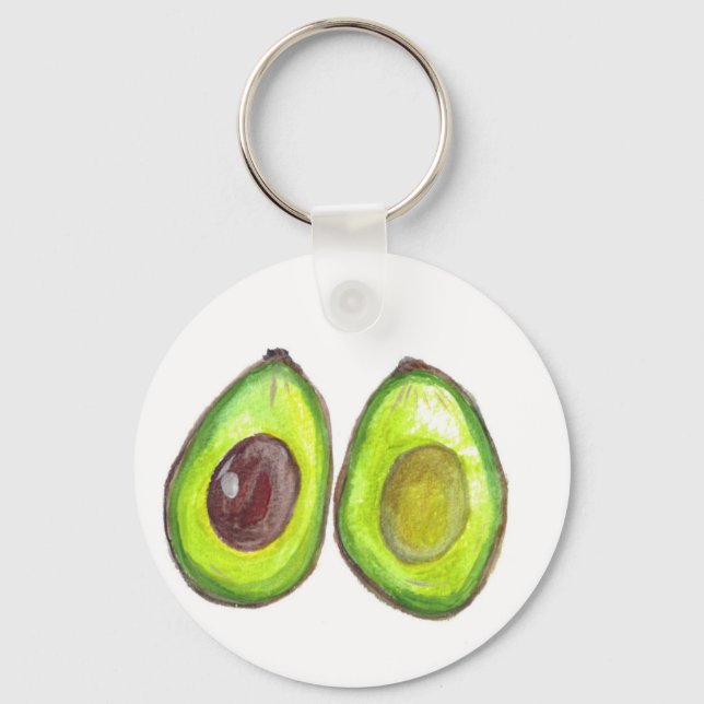Porte-clés Fruit vert d'Avocado (Recto)