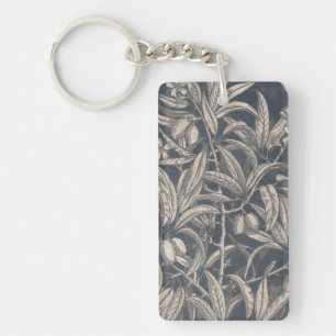 Porte-clés Fruit vintage et I floral