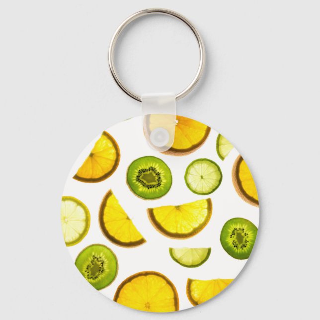 Porte-clés Fruits d'agrumes frais (Recto)